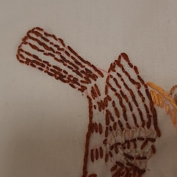 Vintage Hand Stitched South Carolina State Bird & Flower - Picture 8 of 16